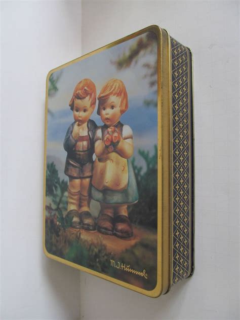 mj hummel stationary in metal boxes|Hummel Tin In other Hummel & Goebel Collectibles for sale .